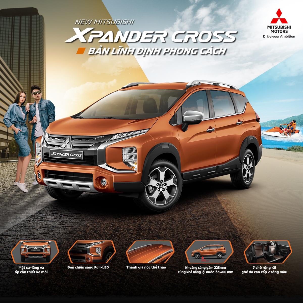 NEW MITSUBISHI XPANDER CROSS – BẢN LĨNH ĐỊNH PHONG CÁCH