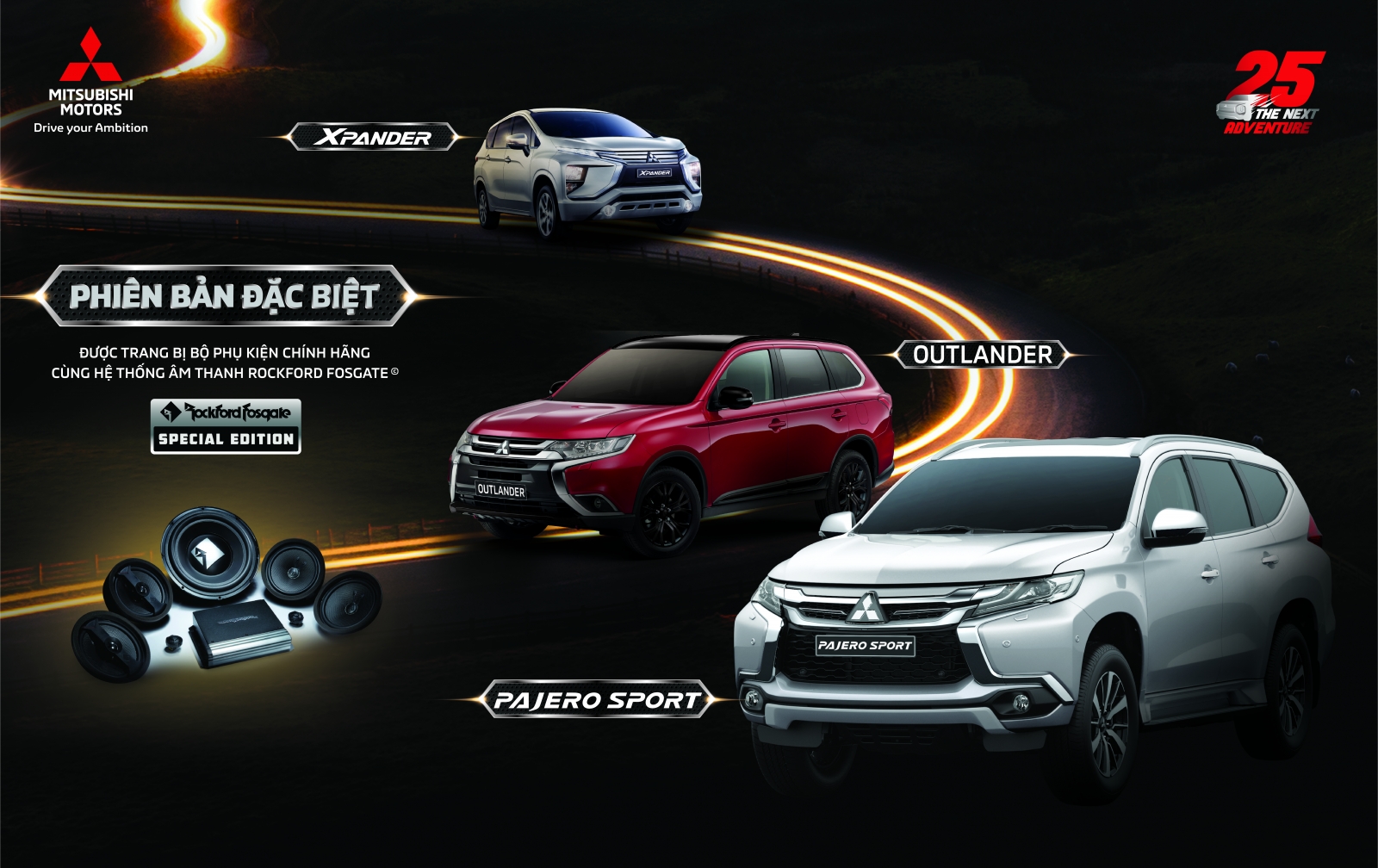 PHIÊN BẢN ĐẶC BIỆT – KỶ NIỆM 25 NĂM MITSUBISHI MOTORS VIỆT NAM